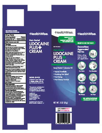 Label (92 59087 0424 Pkg Lido Plus Cream)